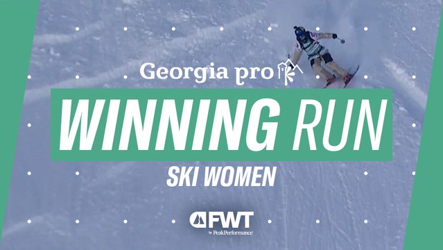Ski Women Winning Run I 2024 Georgia Pro