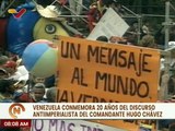 Pueblo venezolano conmemora los 20 años del discurso Antiimperialista del Comandante Hugo Chávez