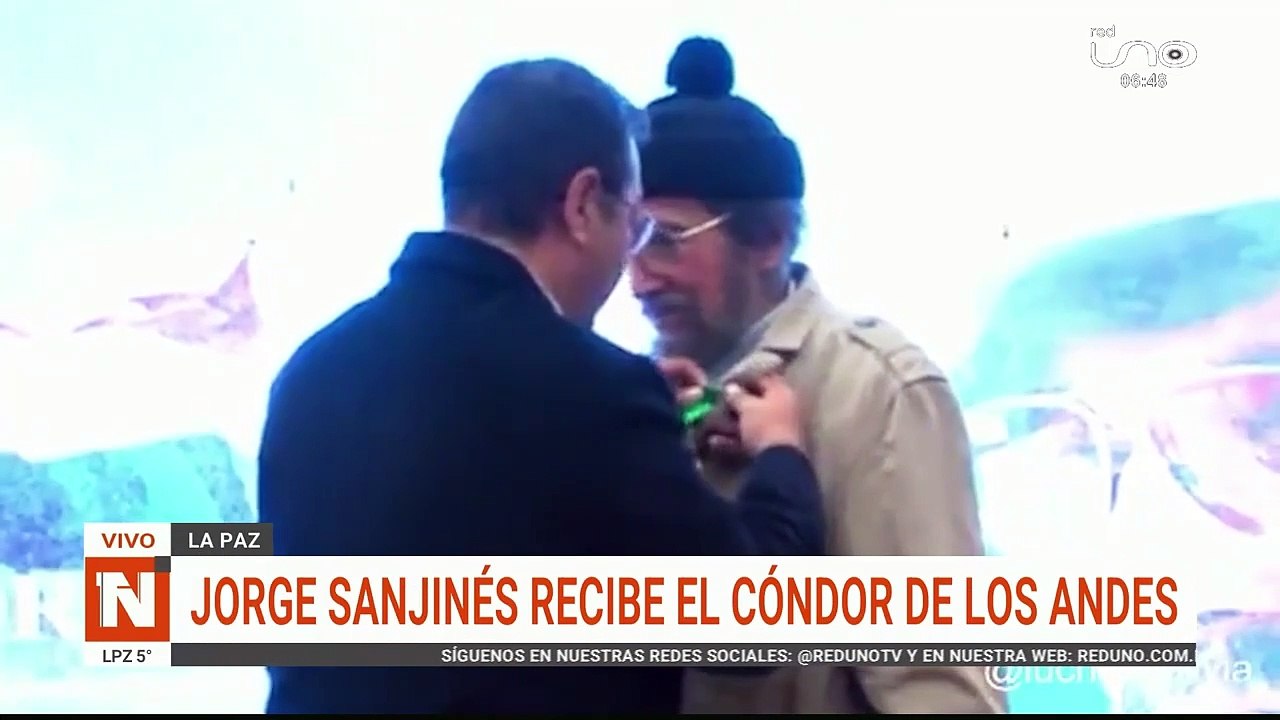 Premio condor de los andes para Sanjines