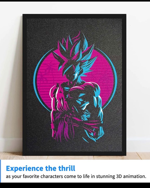 ANIMATORS SPARKLE LAMINATION POSTER WITH FRAME