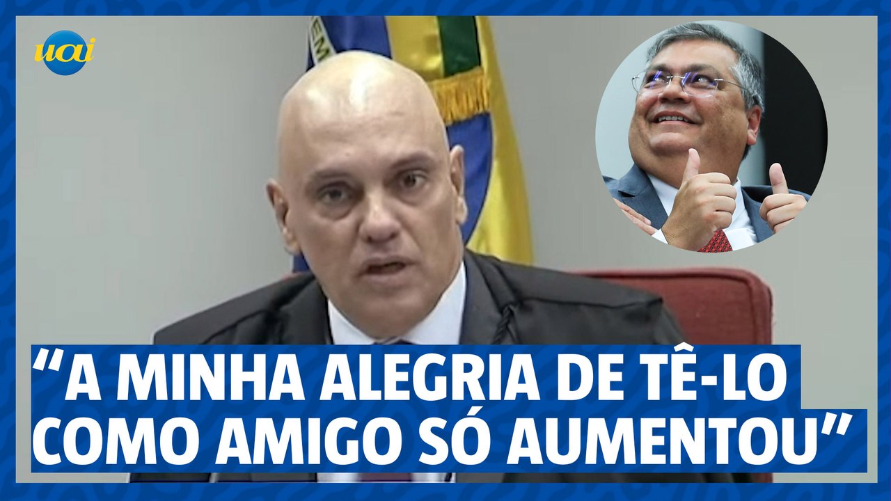 Moraes elogia Dino durante sessão do STF