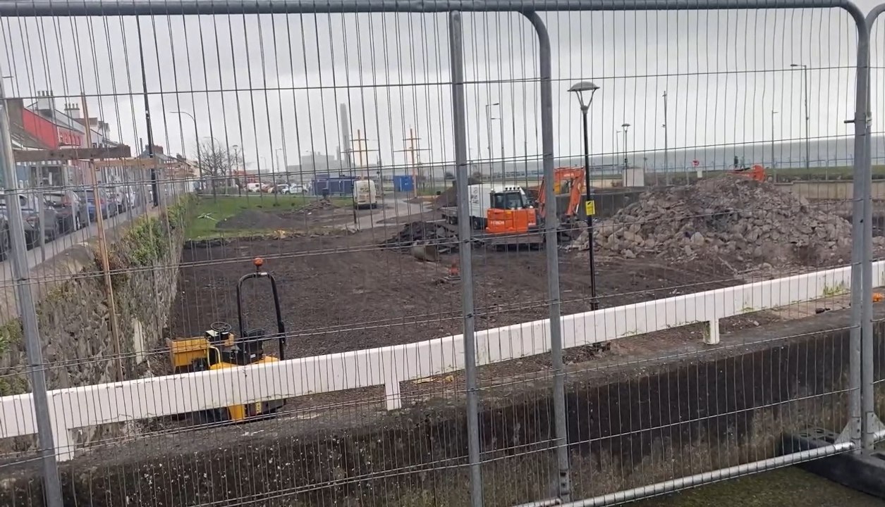Marine Gardens play park: seafront site in Carrickfergus cleared as refurbishment programme continues