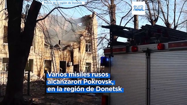 Misiles rusos alcanzan dos escuelas en la región de Donetsk