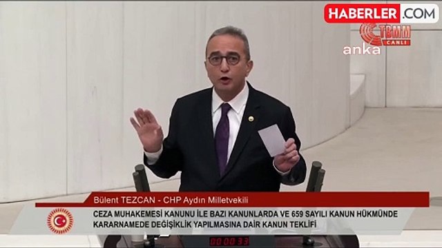 CHP Milletvekili Bülent Tezcan, 8. Yargı Paketi'ni eleştirdi