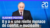Menace nucléaire sur l'Occident, renforcement militaire russe... l'essentiel du discours de Poutine