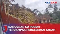 Detik-Detik Bangunan SD Roboh Terdampak Pergeseran Tanah di Bandung Barat