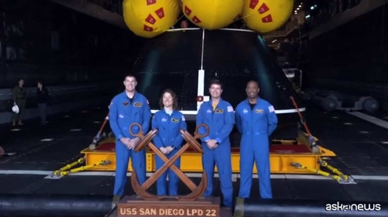 Spazio, gli astronauti della missione Artemis II si addestrano al recupero in mare