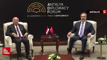 Dışişleri Bakanı Fidan, Antalya Diplomasi Forumu'nda görüşmeler yaptı