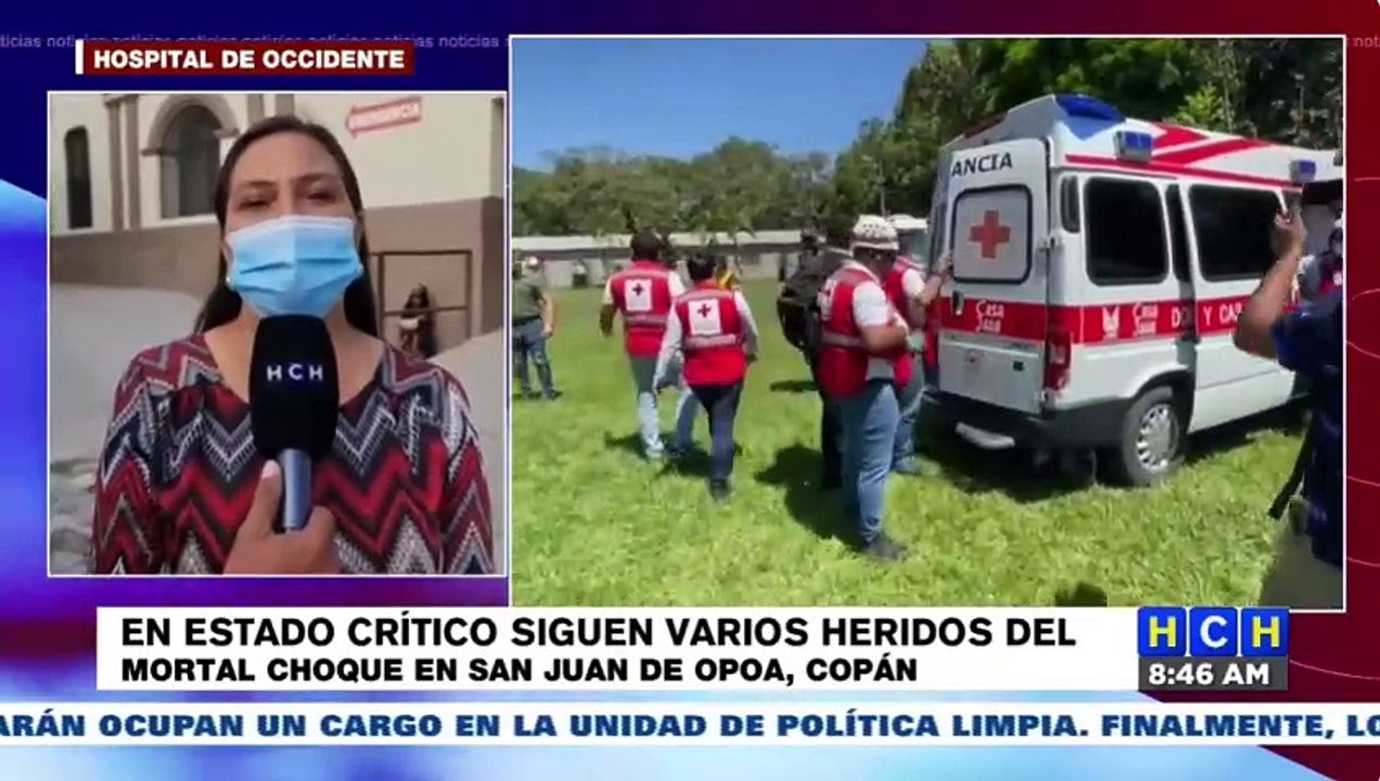 En estado delicado algunos de los sobrevivientes a fatal accidente en San Juan de Opoa