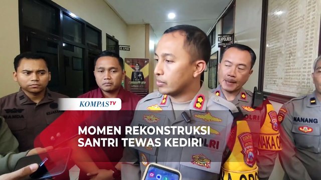 Santri di Kediri 3 Hari Dianiaya hingga Tewas, Momen Rekonstruksinya Peragakan 55 Adegan