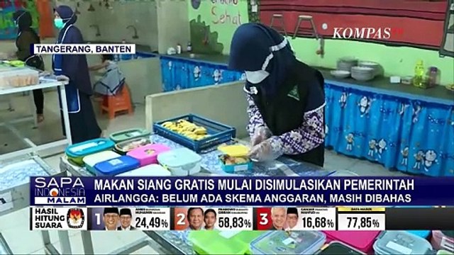 Menteri Jokowi Gelar Simulasi Makan Siang Gratis, ini Daftar Menunya