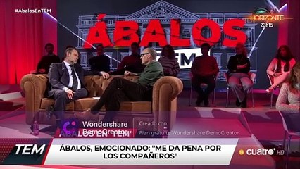 Las lágrimas y los pucheros de Ábalos en el programa de Risto