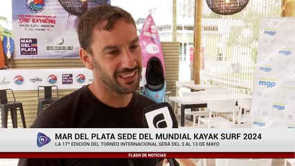 MAR DEL PLATA SEDE DEL MUNDIAL KAYAK SURF 2024