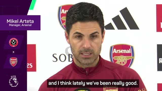 Arteta wants Arsenal to continue their 'ruthless' goalscoring form