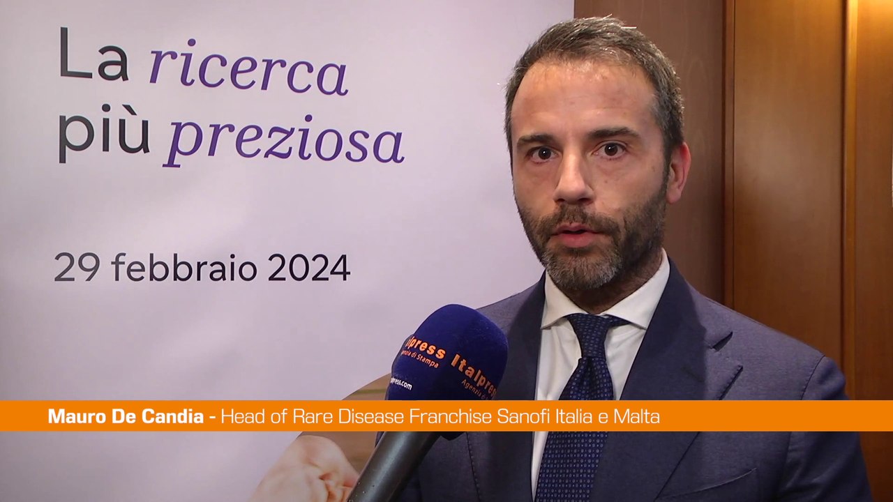 Malattie rare, De Candia "Da Sanofi impegno per la ricerca"