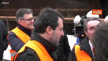 Riaperto il ponte San Benedetto Po a Mantova, Salvini: "Non era scontato"