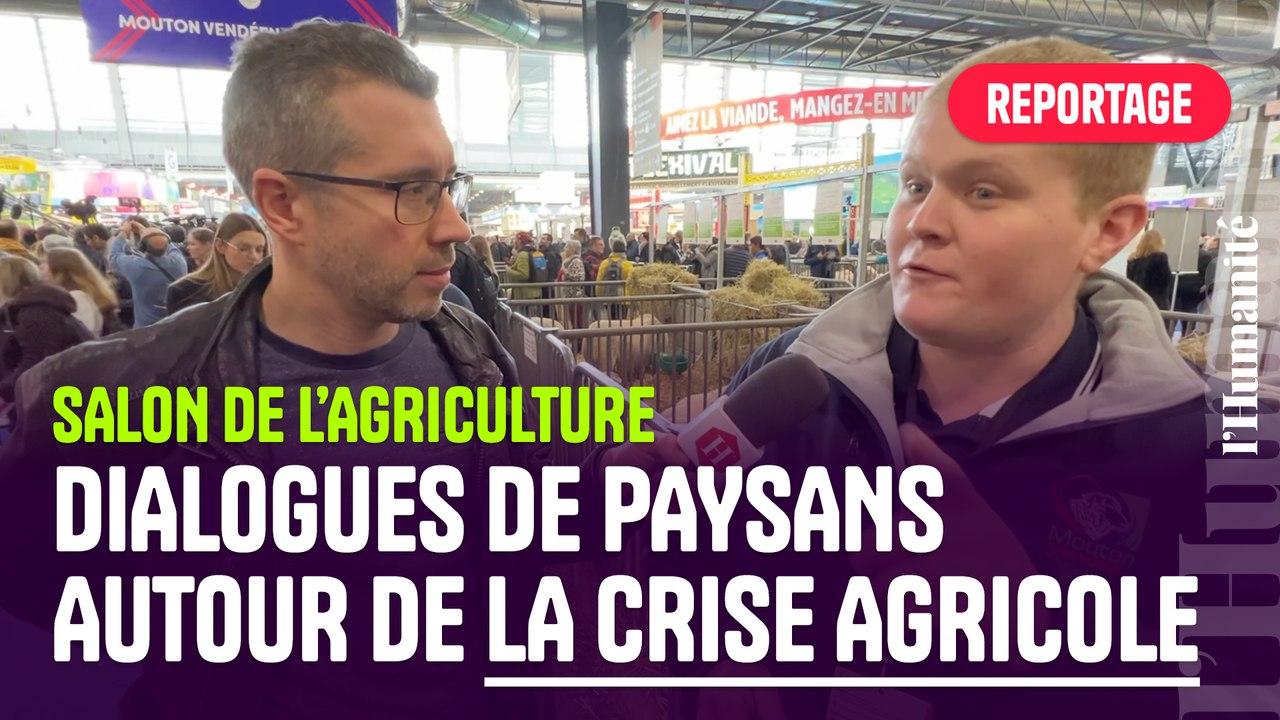 Salon de l'agriculture. Rencontres de paysans sur fond de crise agricole