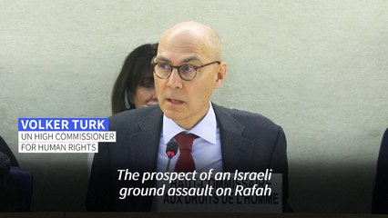 Israeli assault on Rafah would flout ICJ ruling: UN rights chief