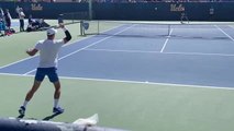 Indian Wells - Djokovic sur les courts de UCLA