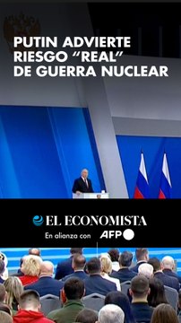 Putin advierte a los países occidentales del riesgo real de guerra nuclear