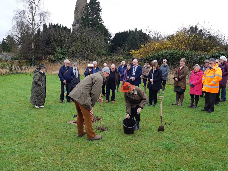 Tree planting in Ketton