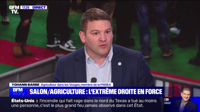 Yohann Barbe (FNSEA): On a des messages à faire passer. Même si la base ne veut pas que l'on parle à nos hommes politiques, ce sont eux qui décident pour nous