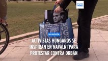 Activistas húngaros homenajean a Navalni en Budapest y animan a seguir en Hungría su ejemplo