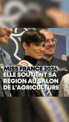 Miss France 2024 au Salon de l’Agriculture inaugure le stand des Hauts-de-France