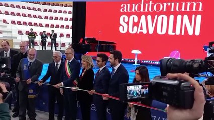 Inaugurato l'Auditorium Scavolini a Pesaro, il video dell'apertura