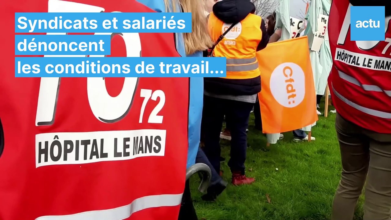 Grève aux urgences de l'hôpital du Mans