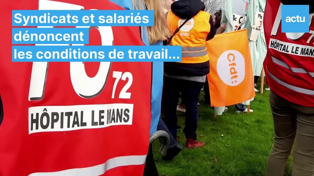 Grève aux urgences de l'hôpital du Mans