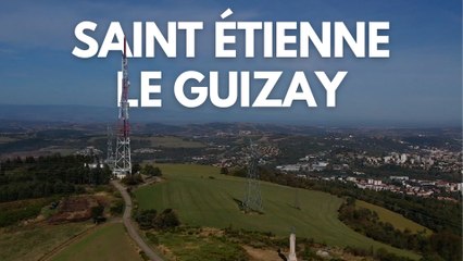 Vue aérienne du Guizay : Belvédère emblématique de Saint-Étienne