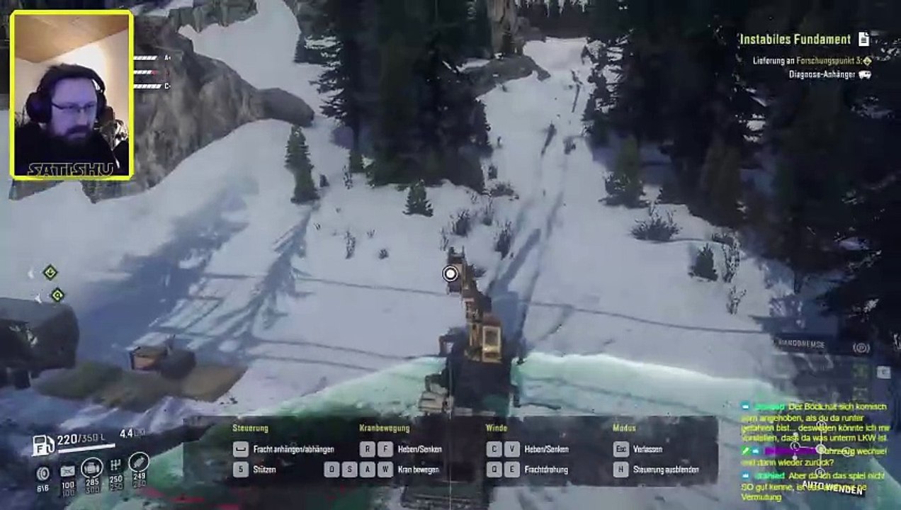 Kran im Winterspielparadies. SnowRunner #324