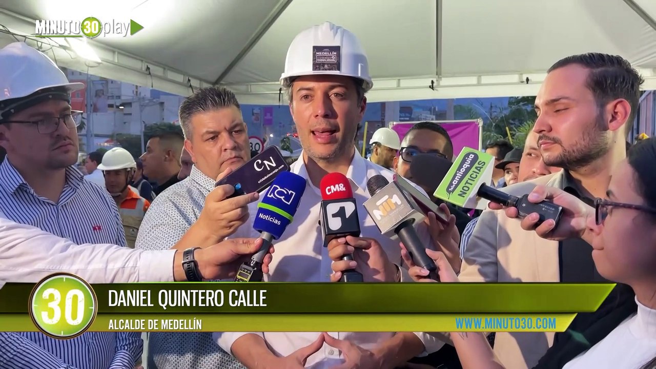 El Metro de la 80 lo vamos a sacar adelante alcalde Daniel Quintero