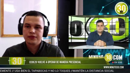 Mauricio Valencia Subsecretario de creación habla del regreso a la presencialidad de los CEDEZO en