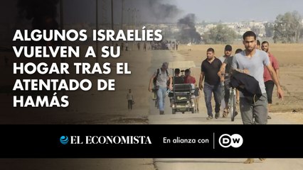 Algunos israelíes vuelven a su hogar tras el atentado de Hamás