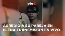 Mediante una transmisión en vivo, mujer hizo la señal universal de auxilio contra su pareja