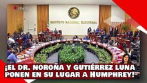 VEAN! ¡el Dr. Noroña y Gutiérrez Luna ponen en su lugar a Carla Humphrey, infiltrada de Claudio X.!