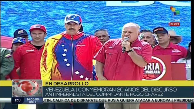 Diosdado Cabello: Este pueblo seguirá siendo antimperialista, socialista y bolivariano