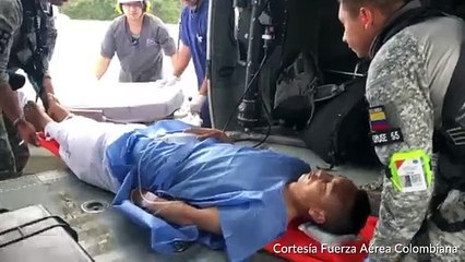 1-10-18 Trasladaron desde El Bagre a un patrullero que resulto herido con arma de fuego