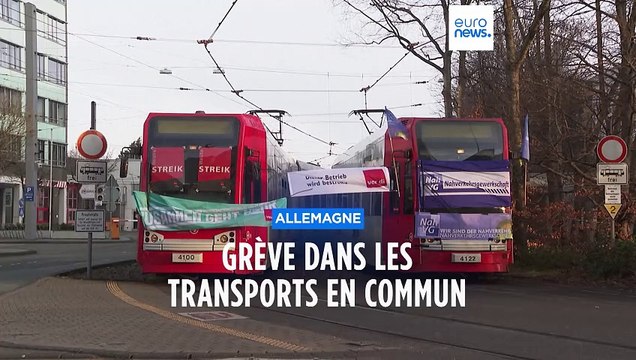 Allemagne : grève de deux jours dans les transports en commun