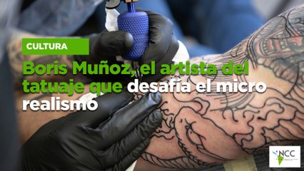 Boris Muñoz, el artista del tatuaje que desafía el micro realismo