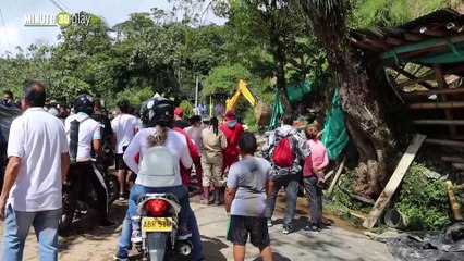 Fueron 18 los derrumbe que se registraron en las últimas horas en Cocorná