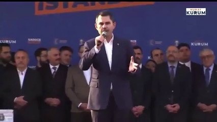 Murat Kurum, Küçükçekmece ile Büyükçekmece'yi karıştırdı