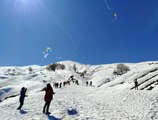 Sultana Dağı’nda kar ve güneşin keyfi bir arada!