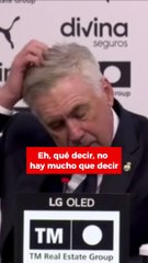 Ancelotti y el lío final en Mestalla con Gil Manzano