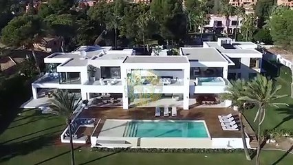 Heavenly Modern Contemporary Beachfront Mansion in Marbella Area Spain