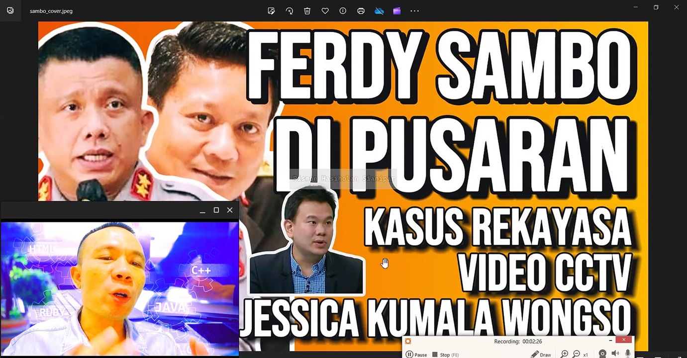 FERDY SAMBO DI PUSARAN REKAYASA VIDEO CCTV JESSICA KUMALA WONGSO