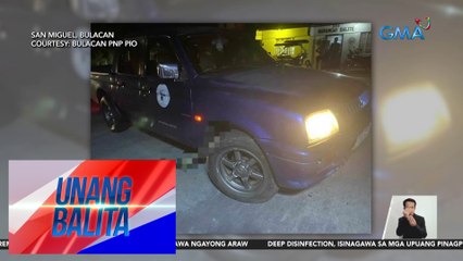 Pulis, nahulog mula sa patrol car; nasagasaan ng kasunod na sasakyan | UB