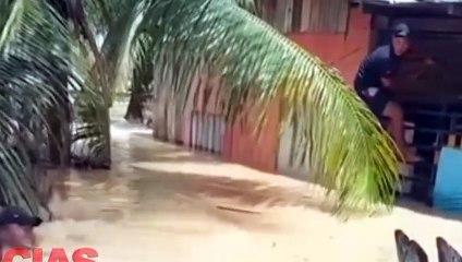 EN MEDIO DEL DESASTRE DELINCUENTES APROVECHAN PARA ROBAR EN LAS CASAS INUNDADAS